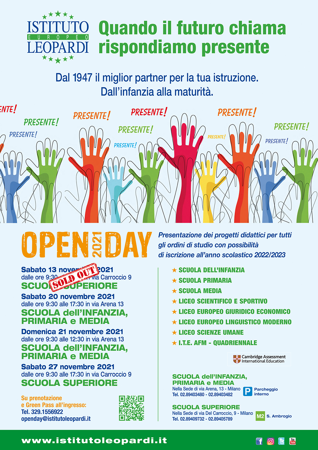 Open Day 2021 Leopardi