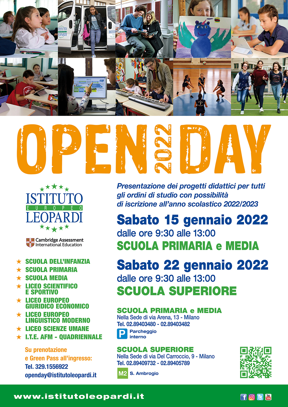 Open Day Gennaio 2022 A4
